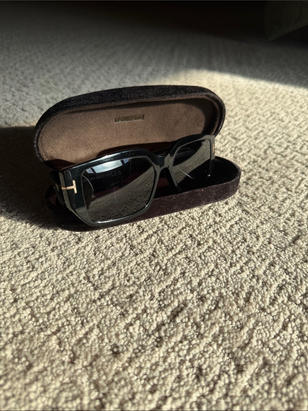 Tom Ford Black Silvano Men’s Sunglasses with Case